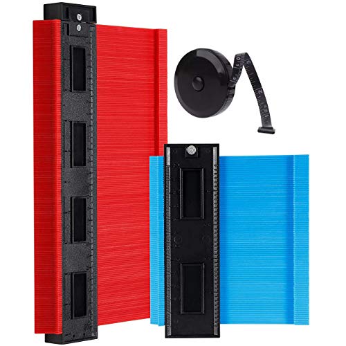 Set 3 PCS Medidor de Contorno Herramienta de Medición de Perfil Irregular...