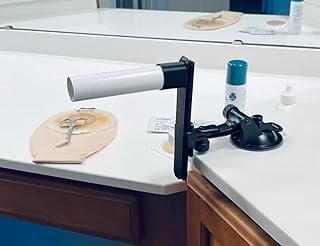 Hands-Free Mount, Countertop Suction Cup, for StomaGenie Pouch Replacement Cartridges, Assist All ostomy Types, Ileostomy, Urostomy, Colostomy with 1 ¼” Pouch Changes.