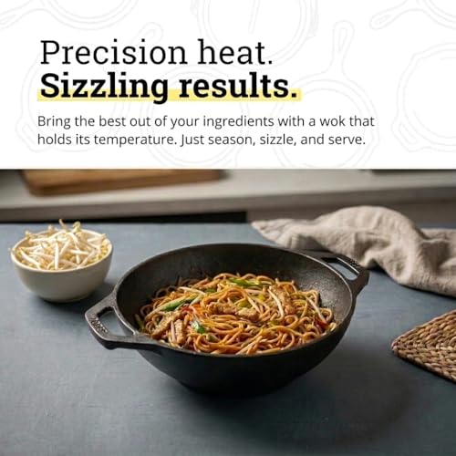 Image of Lodge Manufacturing Company L9MW Mini Wok Cast Iron, 9 inch, Black