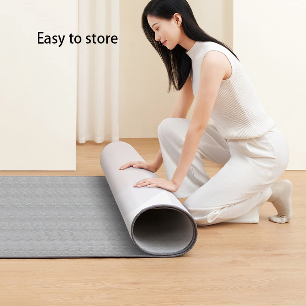 Alfombrillas con calefacción eléctrica Debajo del Escritorio Alfombrillas con calefacción eléctrica de Gran tamaño Alfombra con calefacción de Cristal de Carbono, Temporizador y termostato (