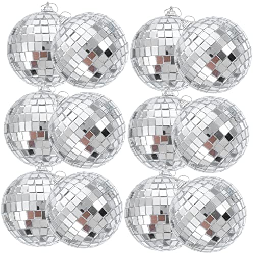 Totority 120 Peças Espelho Bola Reflexiva Mini Bola De Discoteca Bola De Discoteca Enfeites Pendurad