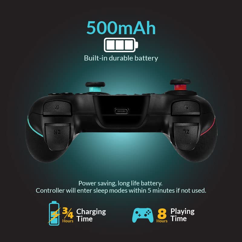 Enhanced Nintendo Switch/Lite Wireless Switch Pro Controller Drop-Proof W/Bluetooth