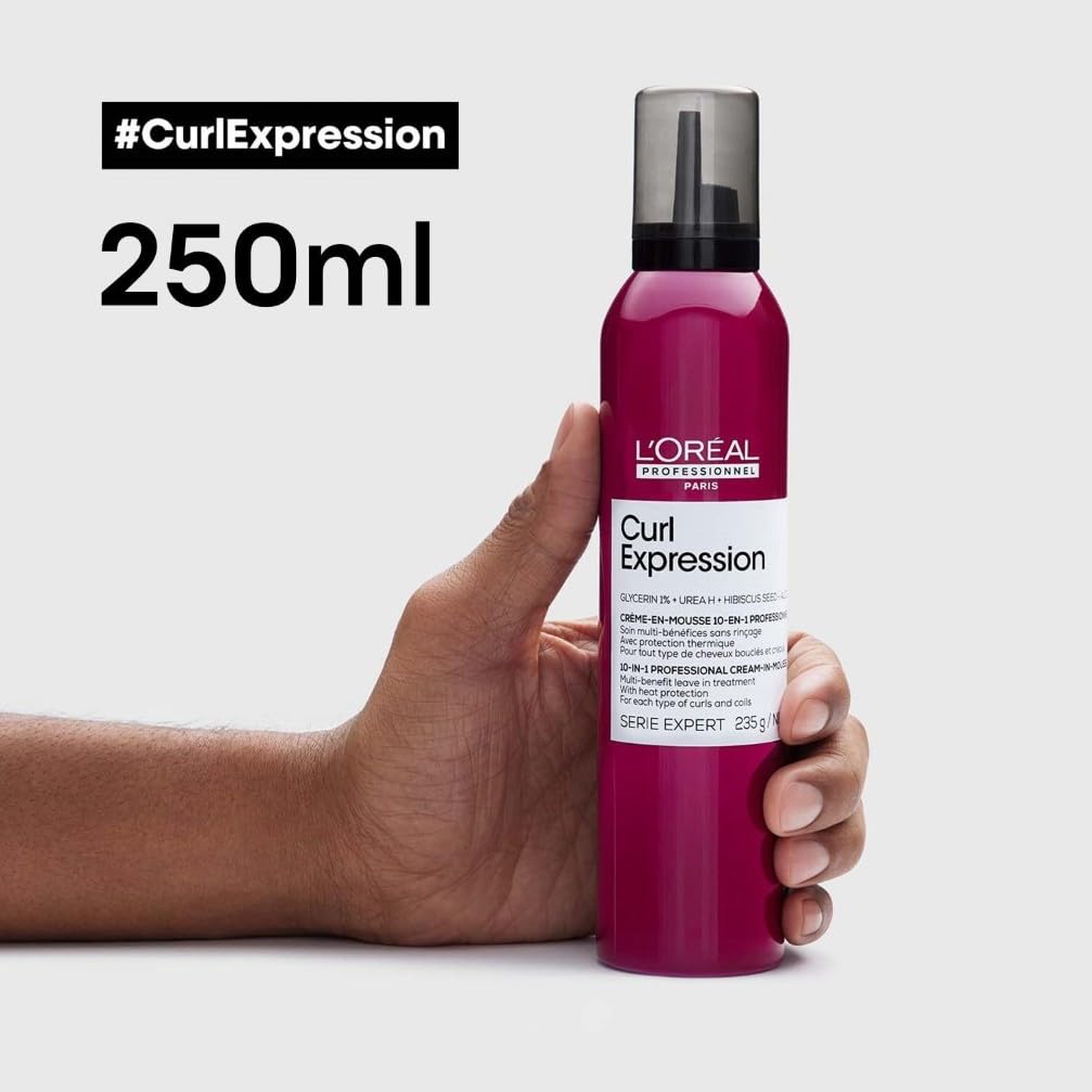 L'OREAL PROFESSIONNEL - Curl Expression - Tous Types de Cheveux Bouclés - Hydrate, Définit & Protège - Boucles 11 Fois Mieux Définies
