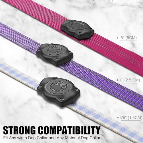AirTag Dog Collar Holder(1 Pack), 100% Waterproof Air Tag Mount, Pet AirTag Holder for Dog & Cat Collars, Ultra-Durable Dog Collar AirTag Holder – Fits All Width Collars AirTag Dog Collar Holder(1 Pack), 100% Waterproof Air Tag Mount, Pet AirTag Holder for Dog & Cat Collars, Ultra-Durable Dog Collar AirTag Holder – Fits All Width Collars