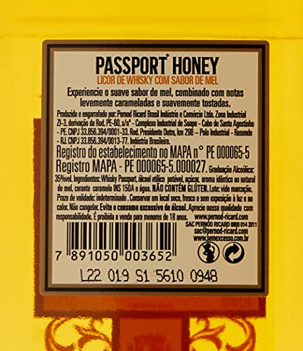 WHISKY PASSPORT HONEY 670 ML