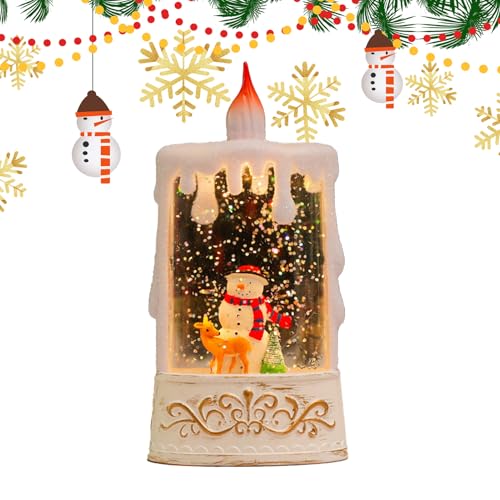 Velas LED de Navidad para interiores con diseño elegante de sobremesa 6
