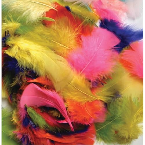 Creativity Street Feather Fluffs Bright Colors 14 Gram Package