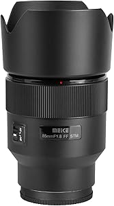 Meike 85mm F1.8 Auto Focus Medium Telephoto STM Stepping Motor Full Frame Portrait Lens Compatible with Sony E Mount Mirrorless Cameras