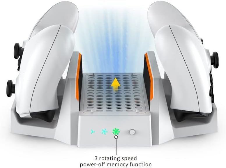 قاعدة تبريد وشحن لوحدة تحكم Xbox Series S مع مروحت...