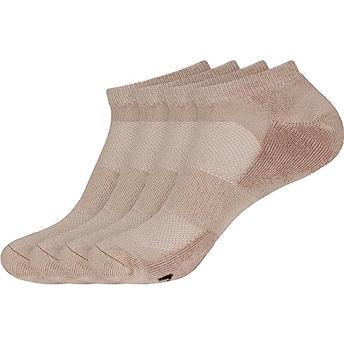 Image of BambooMN Men and Women's Rayon from Bamboo Low Cut Ankle Socks for Sports, Work and Everyday Wear - 4 Pairs - Unisex Sizing