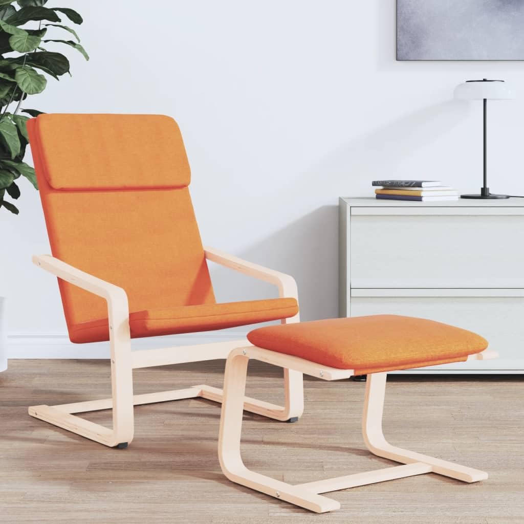pouf poggiapiedi,pouf contenitore rotondo,Poggiapiedi Giallo Scuro 51x41x40 cm in TessutoGeeignet für Wohnzimmer, Schlafzimmer, Bad