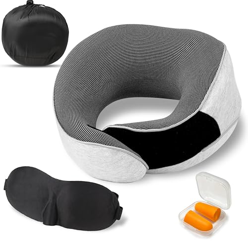 Almohada de espuma viscoelástica ajustable para cuello miniatura 1