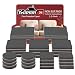 Yelanon Non Slip Furniture Pads (36)+8pcs 4”+12pcs 3”+16pcs 2” Anti Skid Furniture Pads Stopper Self Adhesive Rubber Feet Furniture Pads Wood Floor Protector for Furniture Grippers on Hardwood Floor