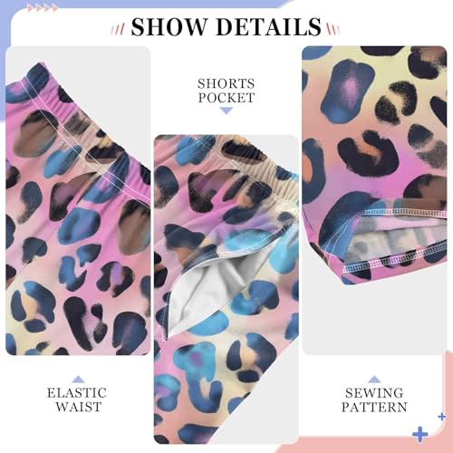 Pajama Pants Leopard Print Pattern PJ Bottoms Sleepwear Lounge Sleep Pant with Pockets4