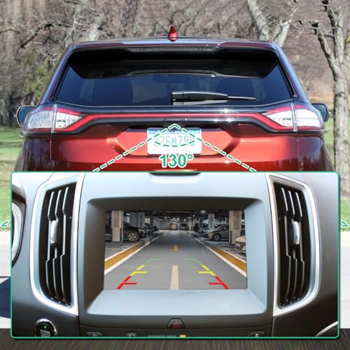 Image of F2GZ19G490A OE Camera Replacement for Ford Edge 2015-2018, GreenYi Rear Reverse Park Assist Camera Replaces F2GZ-19G490-A F2GZ 19G490 A 590-416 FO196011