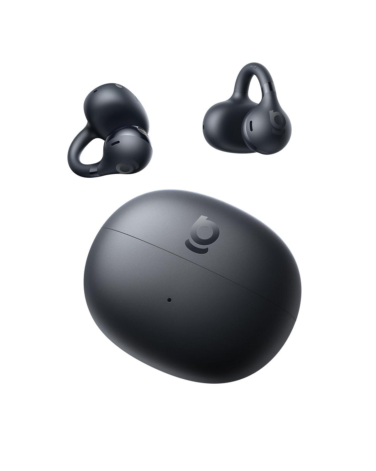 baseus OPEN EAR ワイヤレスイヤホン ブラック Baseus Bass BC1 Open Ear Earbuds Clip-On Headphones, Open-Ring
