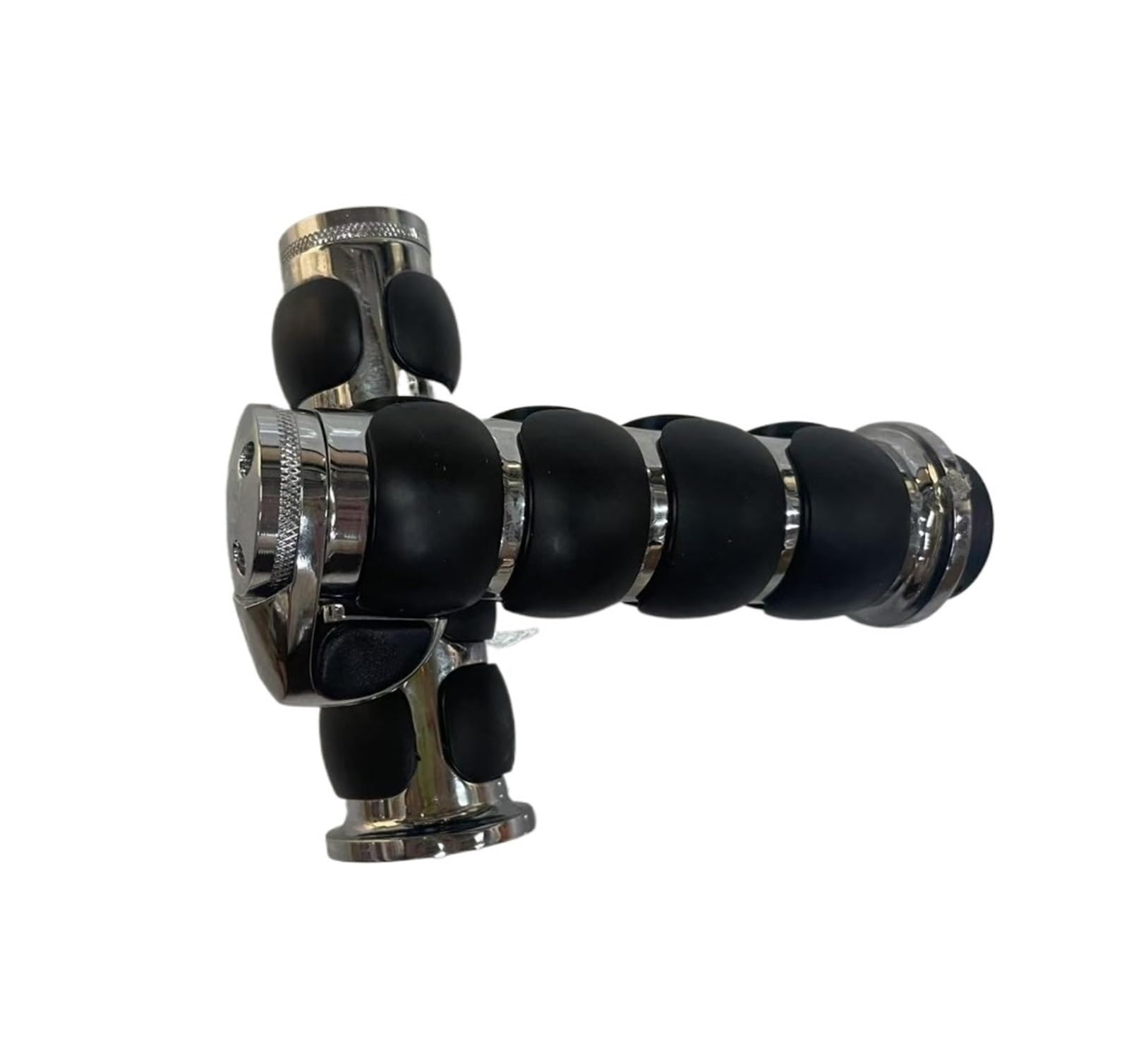 Manopole Per Freni In Gomma Manopole per manubrio antiscivolo in gomma da 1" e 25 mm, adatte per Harley, adatte per Honda, adatte per Kawasaki, adatte per Suzuki, Cross Grip