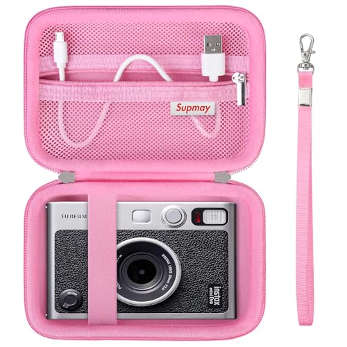 Funda para Fujifilm Instax Mini EVO cámara instantánea rosa miniatura 1