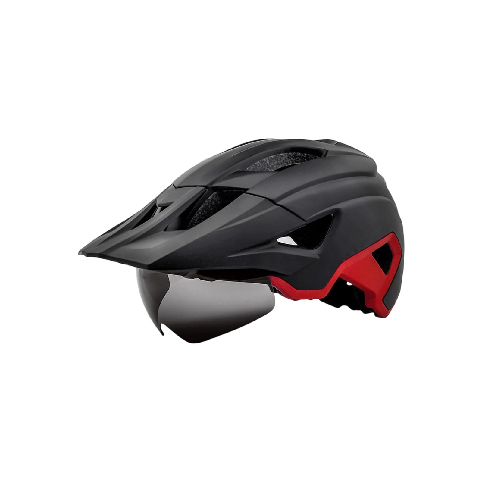 Casco de bicicleta con iluminación LED trasera y viseras desmontables USB 8