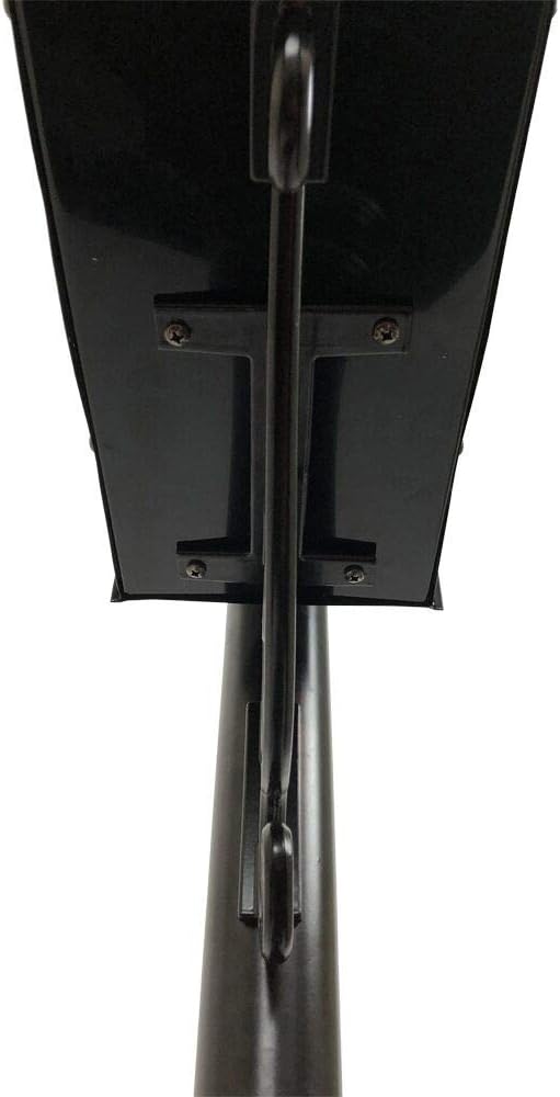 Flash Deals - 50% OFF Addresses of Distinction Avenues Standard Mailbox & Post – Black Rust Resistant Metal Mailbox System – Includes Address Plaque, Numbers & Mounting Hardware - Powder Coated Aluminum Base - Ball Finial