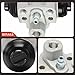 A-Premium Rear Driver and Passenger Drum Brake Wheel Cylinder Compatible with Select Honda Models - Civic 2006-2015, Fit 2009-2019, Insight 2010-2014, 2-PC Set - Replace# 43300SNAA01, 43300T5RA01