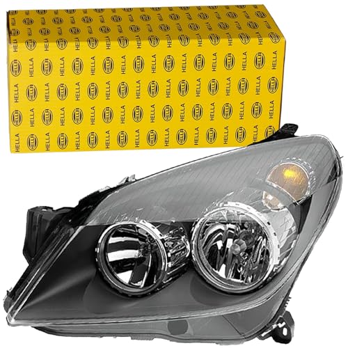 HELLA 1LG 270 370-331 Halógena Faro principal - por ej, Opel Astra H (A04) - negro - ECE - para circulación por la izquierda - izquierda