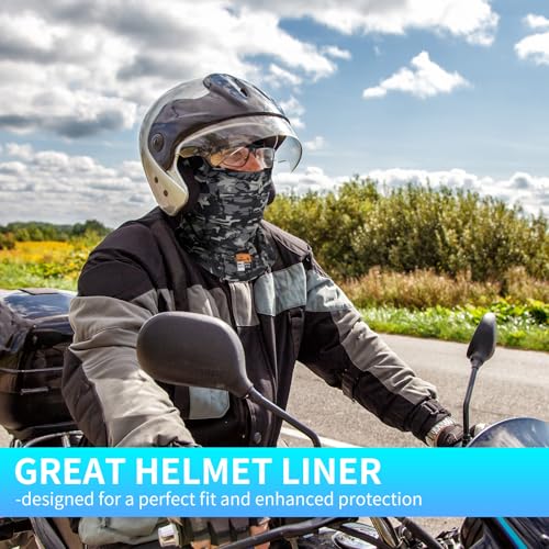 Image of FR Balaclava Summer Face Mask Fireproof for Welding Racing UV Resistant Comfortable All Day Wear Safety Head Cover