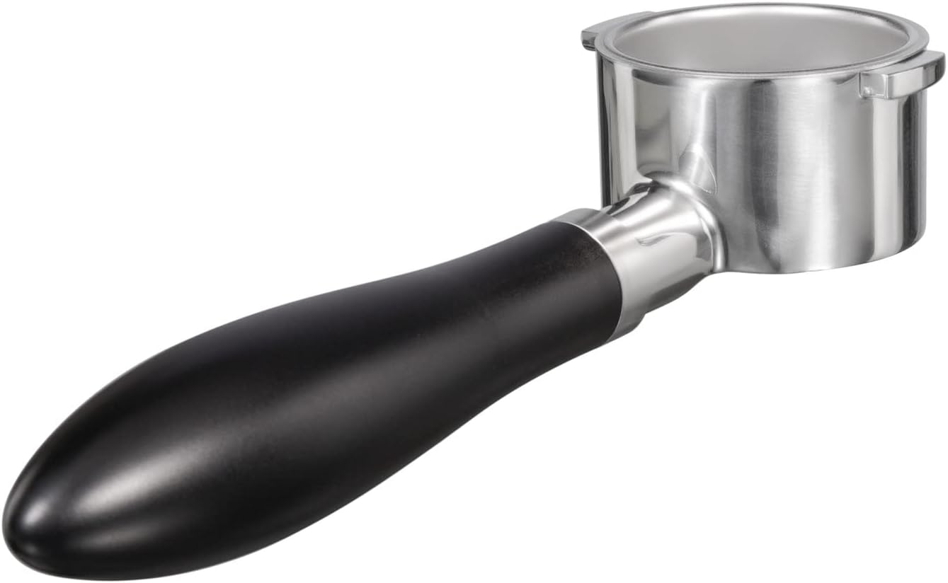 51mm Bottomless Portafilter 3 Wings Fits Delonghi EC0680, EC0685, SMEG & EUPA Espresso Machines | Anodized Aluminum Handle | Filter Basket Included