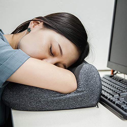 Mlvoc Travel Pillow 100% Pure Memory Foam Neck Pillow, Comfortable & Breathable Cover, Machine Washable, Airplane Travel Kit With 3D Contoured Eye Masks, Earplugs, And Luxury Bag, Standard (Black) #TOP6