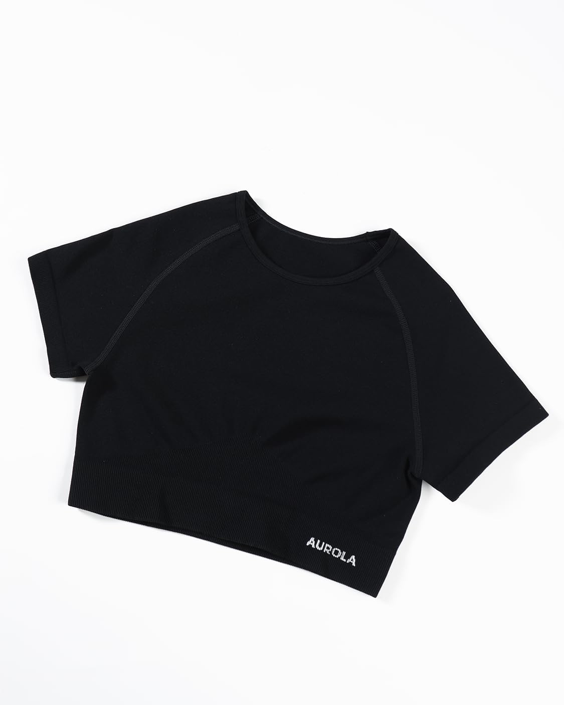 AUROLA Serpent Snake Seamless Workout T-Shirts for Women,Short Sleeve Crop Top Gym Yoga Athletic Shirts Tee - Image 2