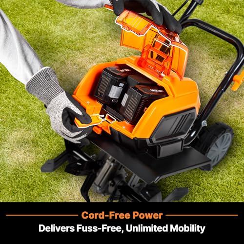 Image of LawnMaster Brushless 48V MAX Cordless Tiller Cultivator, CLTE4814