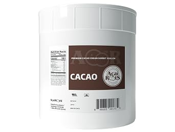 Acai Roots Cacao Cream Sorbet, 3 Gallon - 1 each.