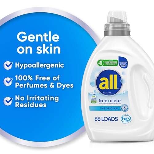 all free clear Laundry Detergent for Sensitive Skin - 50oz - Image 3