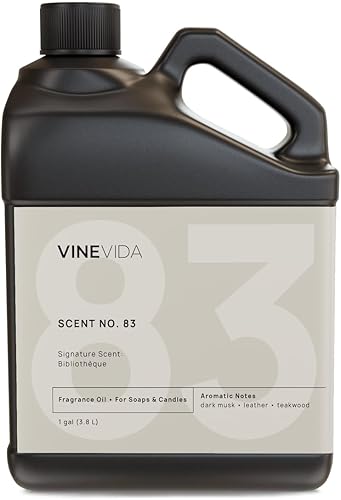 Miniatura 656 de VINEVIDA [4 onzas] Aceite de fragancia de madera de teca de caoba para fabricación de velas y fabricación de jabón, aromas de velas prémium para
