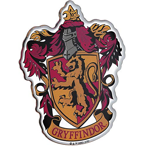 Image of Fan Emblems Harry Potter Domed Chrome Car Decal - Gryffindor Crest