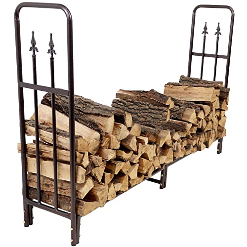 Sunnydaze 6-Foot Firewood Rack