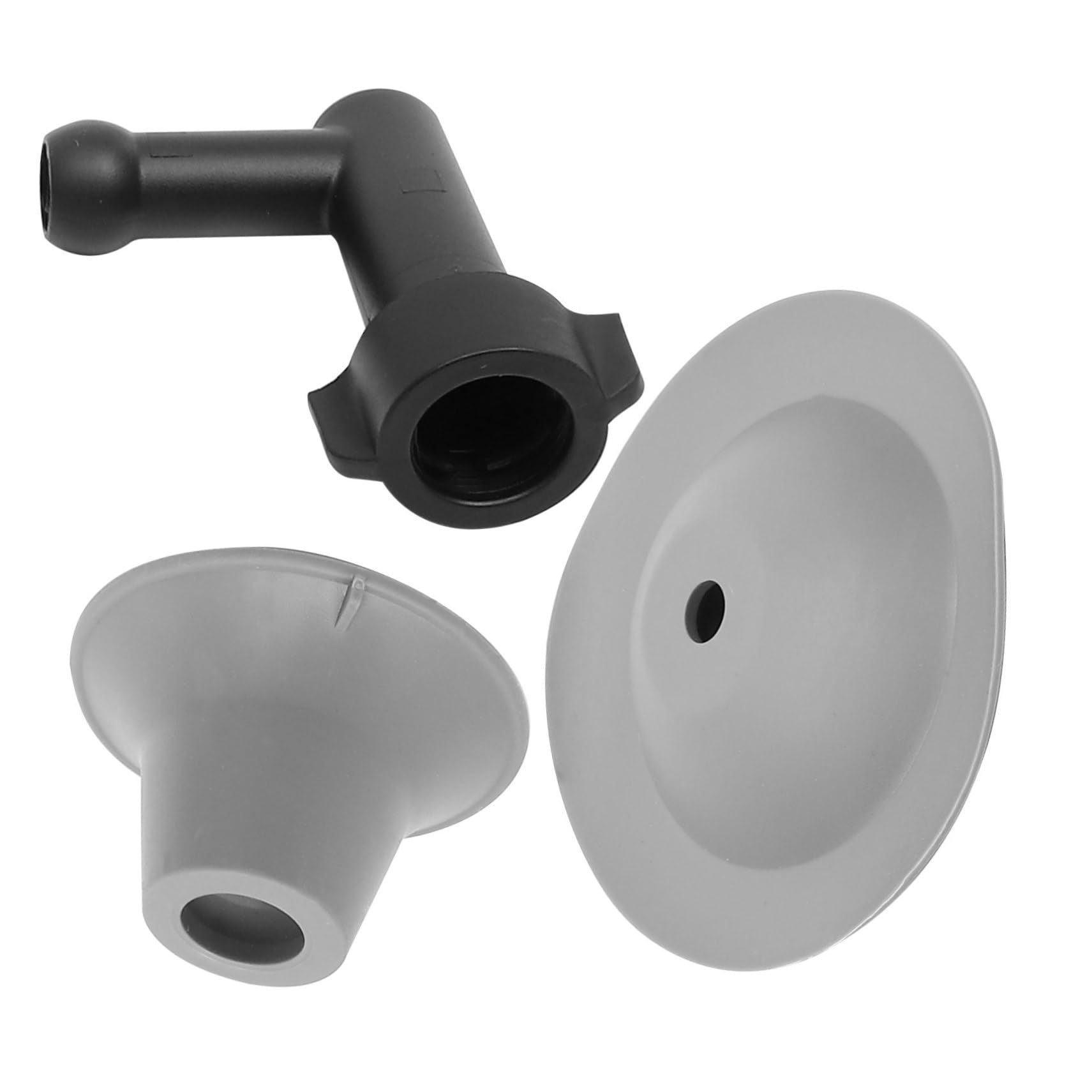 Desatascador de Desagüe Blanco Mango Ergonómico de Plástico para Eliminar Obstrucción de Inodoro y Limpiar Tuberías en Hogares y Baños