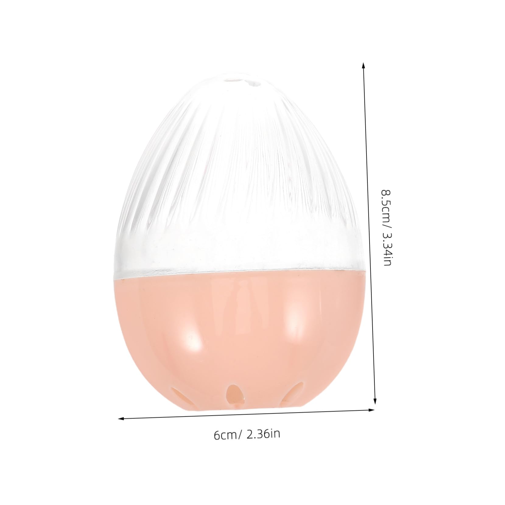 Zerodeko 12pcs Egg Shape Transparent Plastic Watch Box Lightweight Watch Storage Organizer Portable Display Case for Men Women Presentation