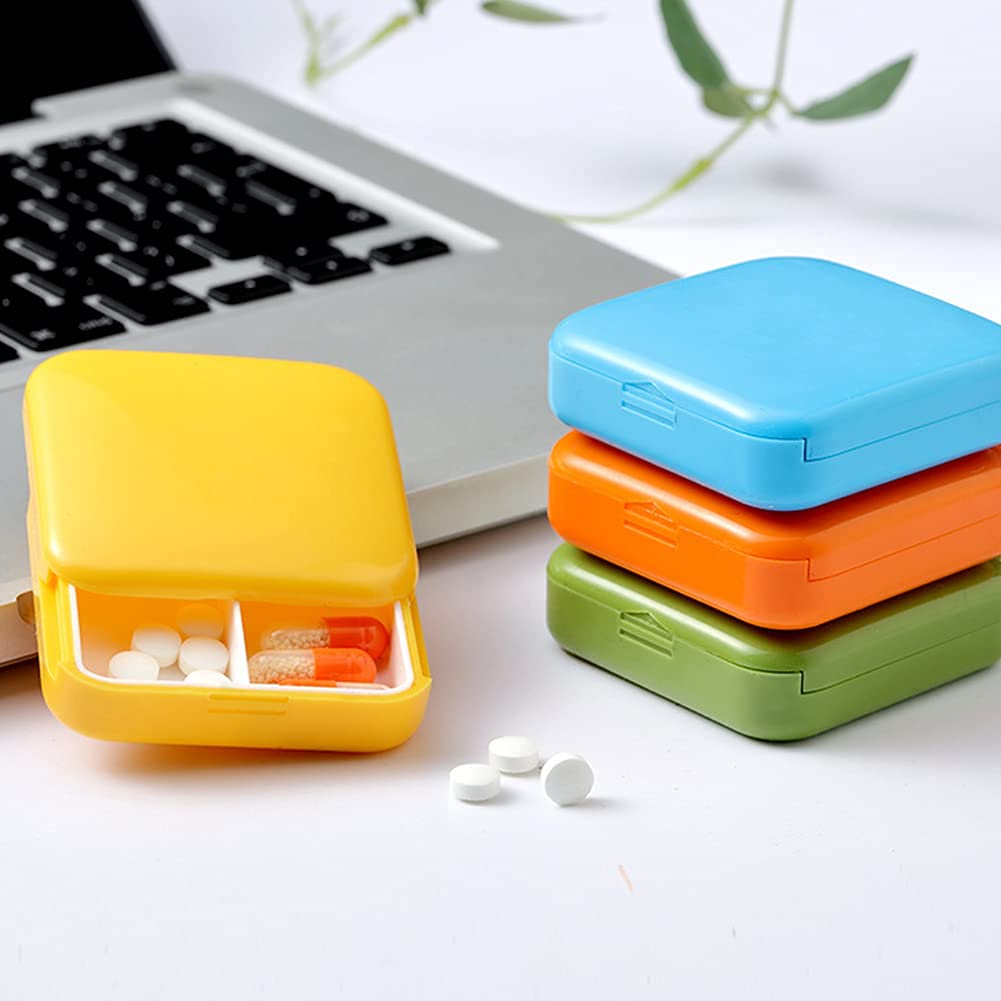 Pastillero Organizador De Pastillas Organizador De Vitaminas Pastillero Semanal Pastilleros 7 Días 4 Veces Al Día Dispensador De Almacenamiento Titular Pastillero Suministros Médicos Azul,Un