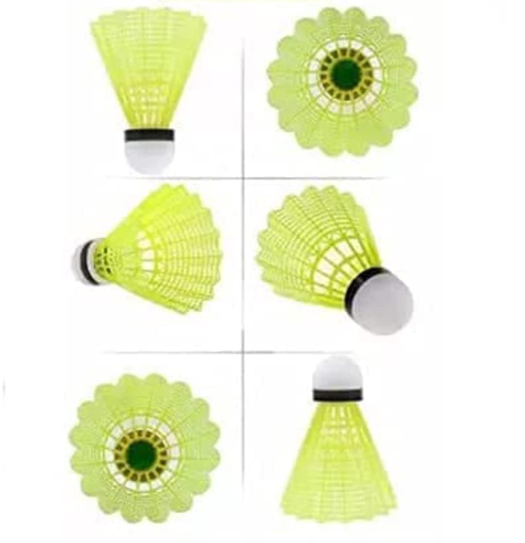 MOOLYAVAAN Products Professional Green Plastic Shuttlecock for Badminton | High Durability | Tournament & Practice | (Pack of 5)-picture-19