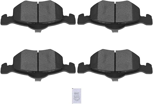 Kit de pastillas de cerámica, D843 SCITOO 4 pastillas de freno delantero para Ford para Escape 2001-2007, para Mazda Tribute 2001-2006, para Mercury