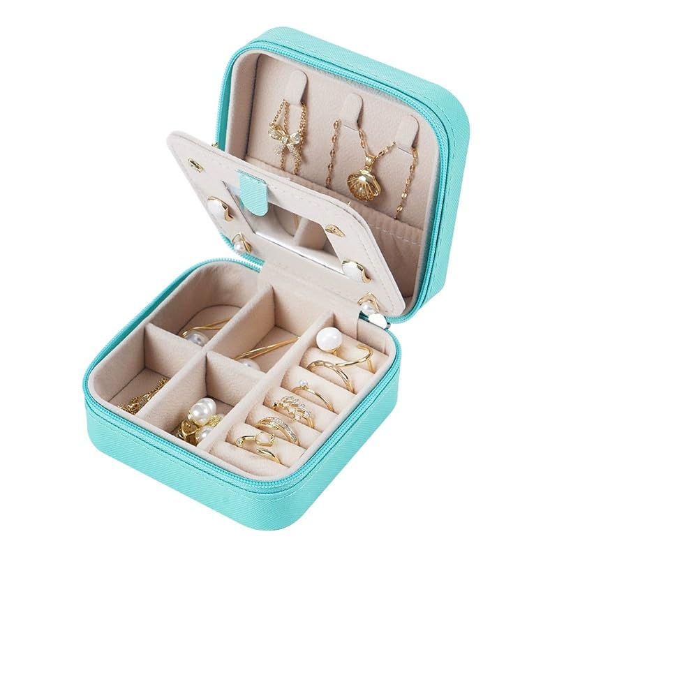 Compact And Secure Jewelry Boxes For Women Small Jewelris Box For Travel Portable Case With Lock And Key
