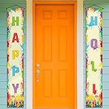 Rainlemon Happy Holi Porch Banner Indian Festival of Colors Party Front Door Sign Decoration Supply