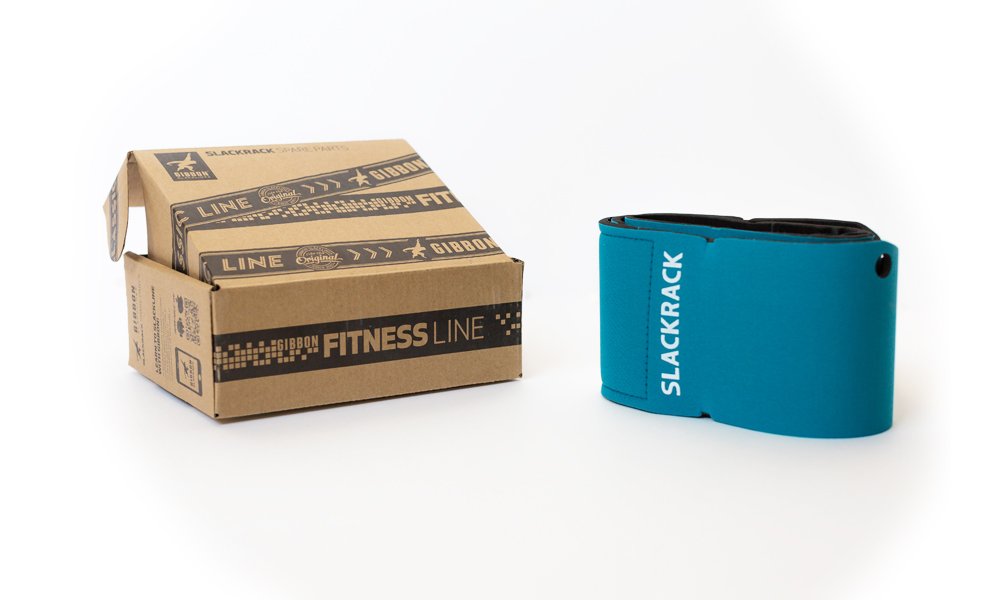 Gibbon Slacklines Neoprenschutzkappen für das Fitness Slackrack, Ersatzteile, blau, 2 Stück