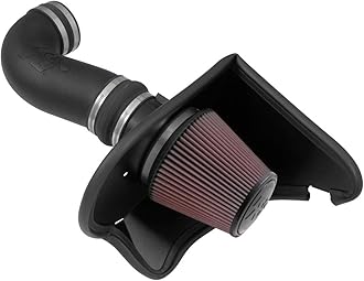 K&N Cold Air Intake System: High-Flow Air Filter, Increase Performance & Acceleration: Compatible with 2016-2024 CHEVROLET: Camaro SS, 63-3092