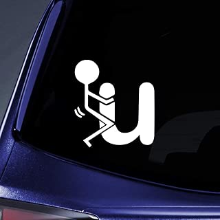 Bargain Max Decals - Screw You! Funny Sticker Decal Notebook Car Laptop 5" (White)