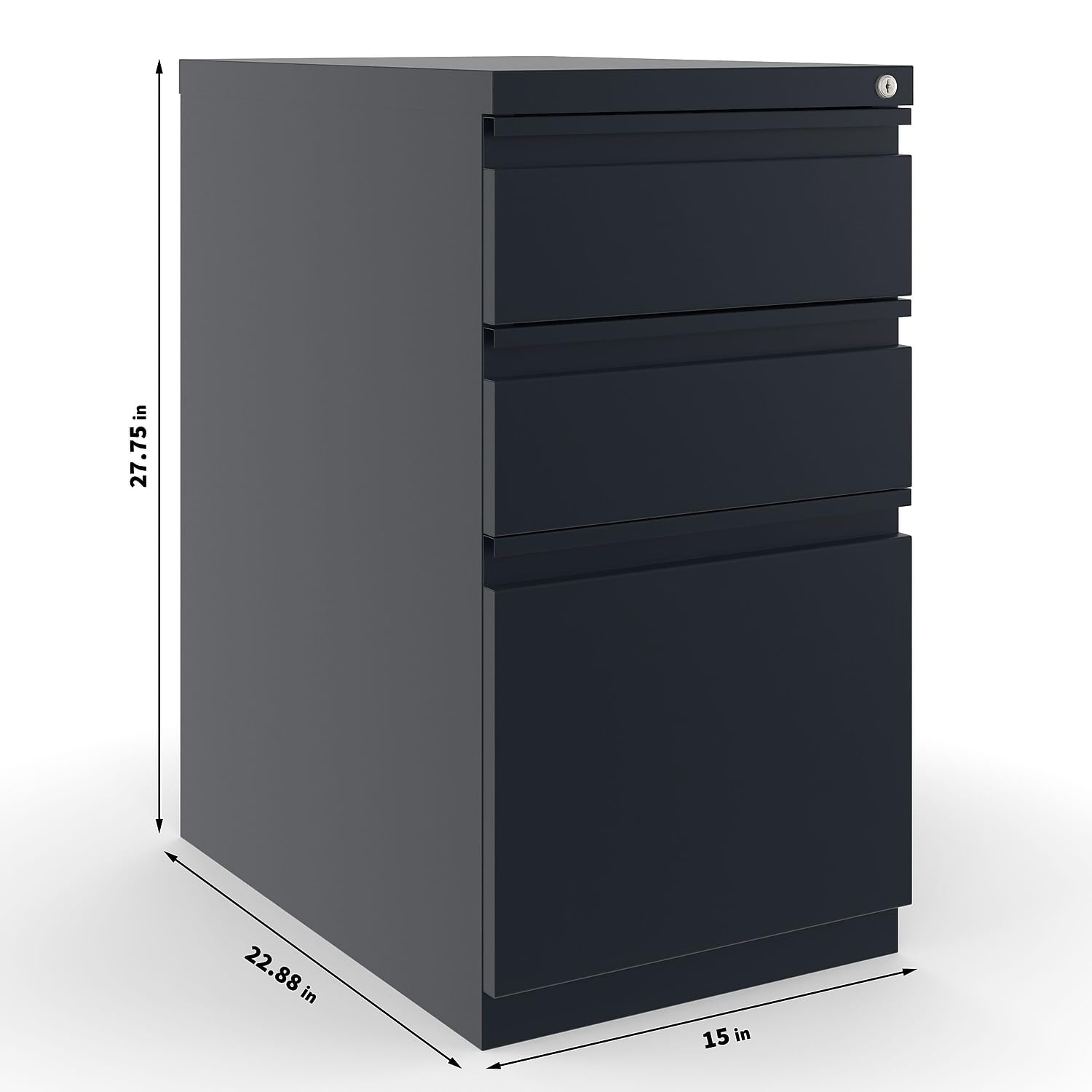 Amazon.com: STAPLES 3-Drawer Vertical File Cabinet, Letter Size