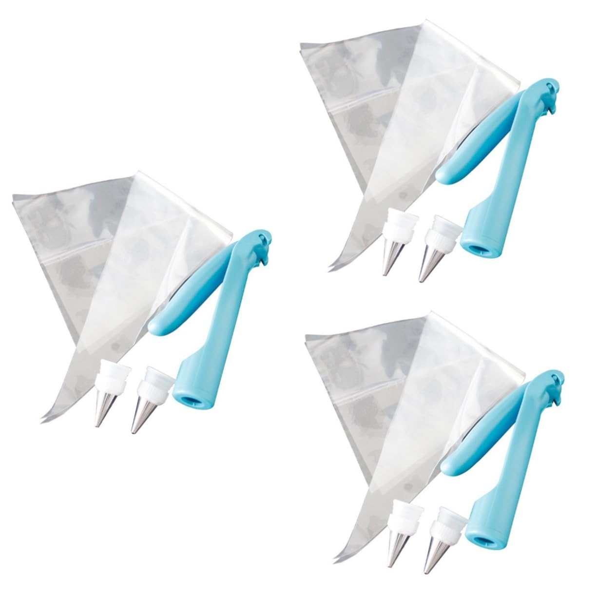 Cabilock 18 Piezas reposteria utensilios manga pastelera toppers para tartas Decoración de pasteles herramientas de fontaneria Decorar pluma decorativa suite Reutilizable