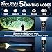 TrixHub Rechargeable Flashlights 2 Pack, Super Bright High Lumens Flash Light, 5 Modes Zoomable Linternas with LCD Digital Display, Powerful Handheld LED Flashlights for Home Emergencies Camping