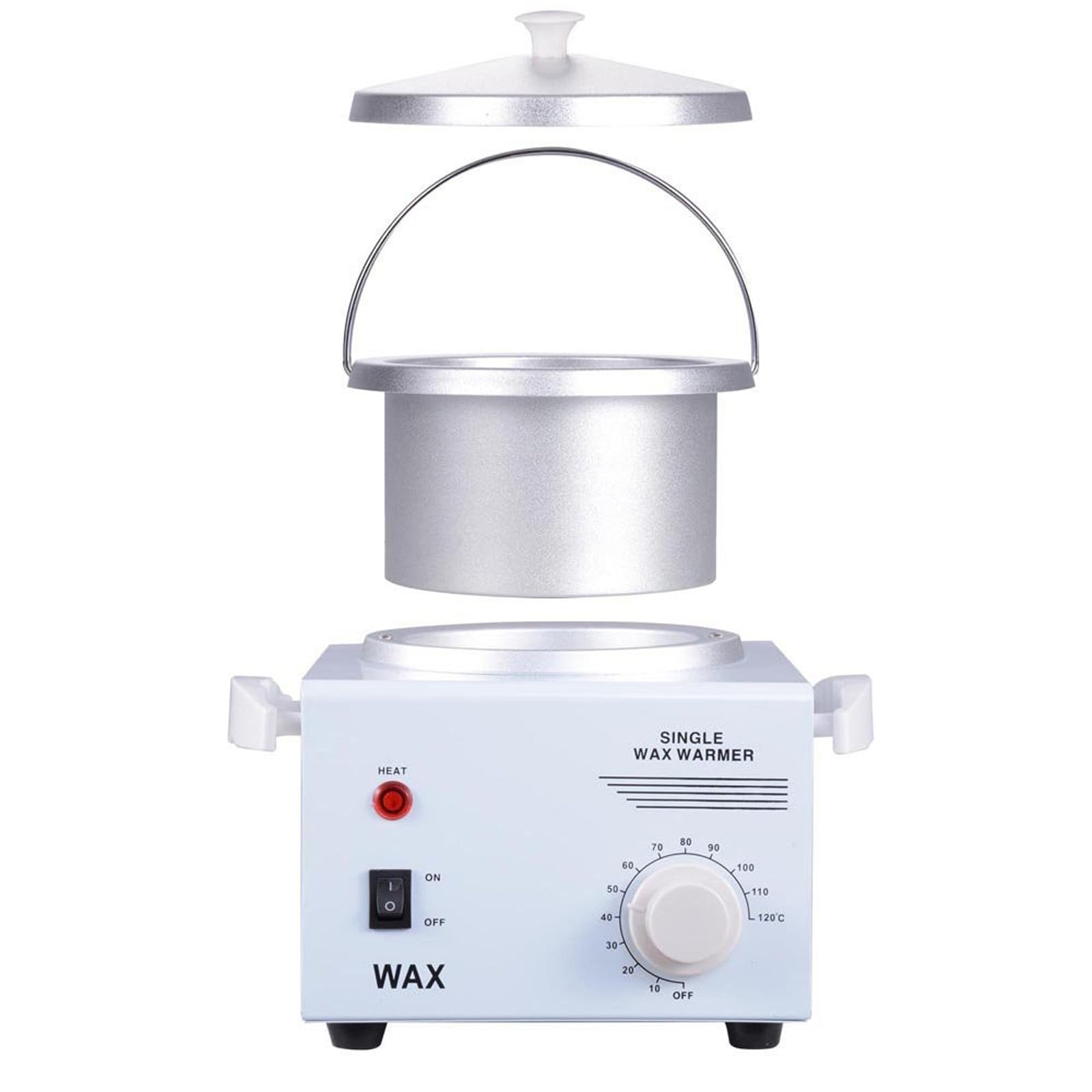 CUSMA Machine De Trempe De Chocolat Électrique, Pot De Fusion De Chocolat, 10 ℃ ~ 120 ℃ Réglable, Pot Unique pour Faire du Chocolat Et des Bonbons